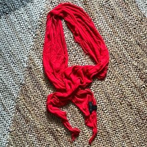 Rag & Bone Store Exclusive Lightweight Red Scarf